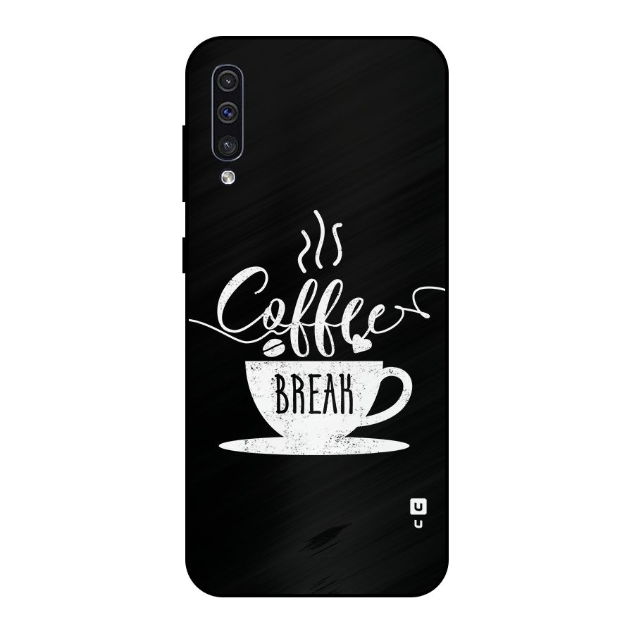 Coffee Break Metal Back Case for Galaxy A30s