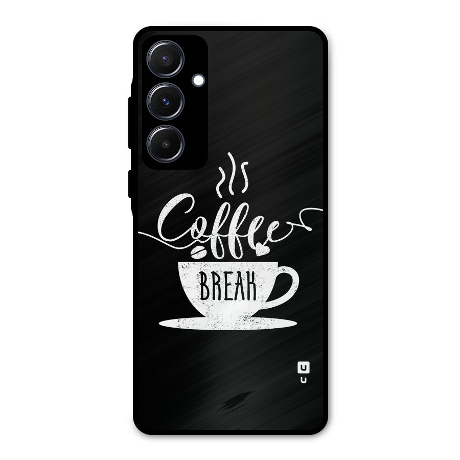 Coffee Break Metal Back Case for Galaxy A55