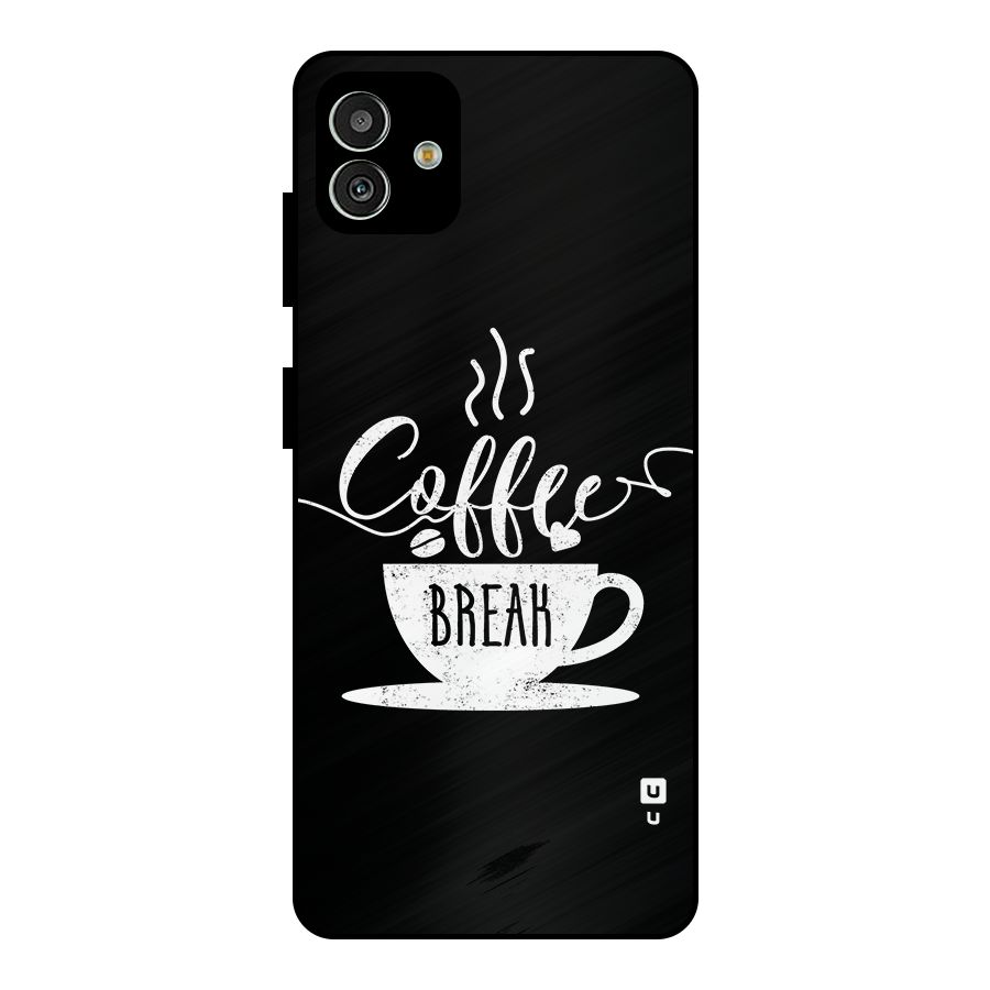 Coffee Break Metal Back Case for Galaxy M13 5G