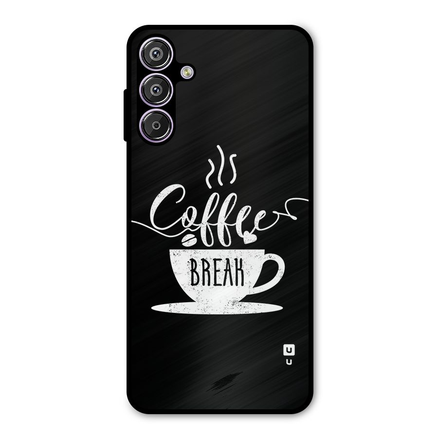Coffee Break Metal Back Case for Galaxy M15