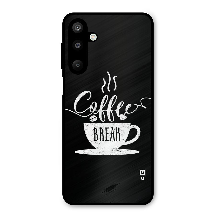 Coffee Break Metal Back Case for Galaxy M16