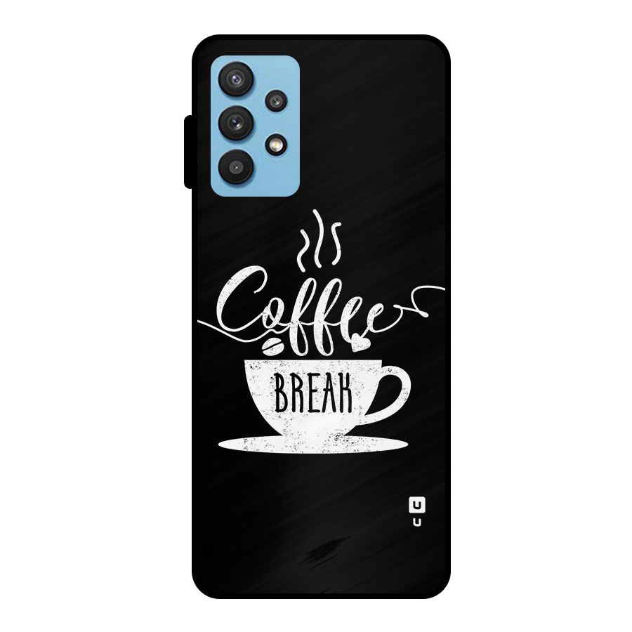 Coffee Break Metal Back Case for Galaxy M32 5G