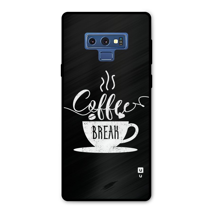 Coffee Break Metal Back Case for Galaxy Note 9