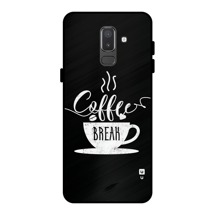 Coffee Break Metal Back Case for Galaxy On8 (2018)