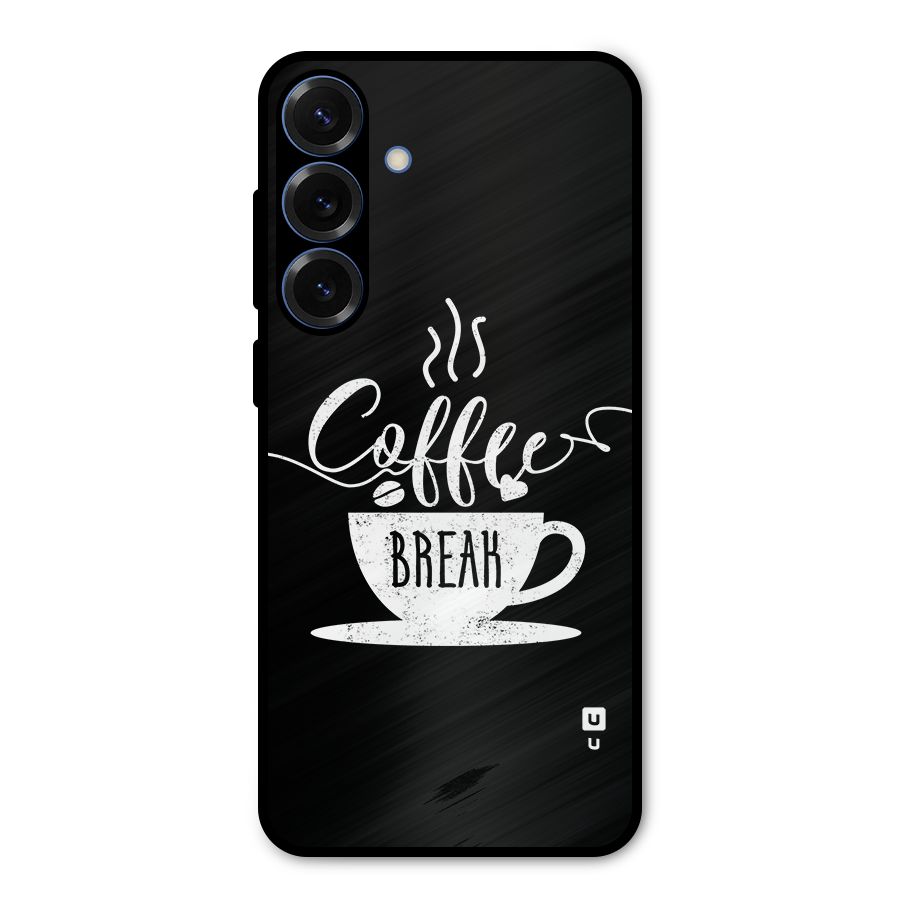 Coffee Break Metal Back Case for Galaxy S25 Plus