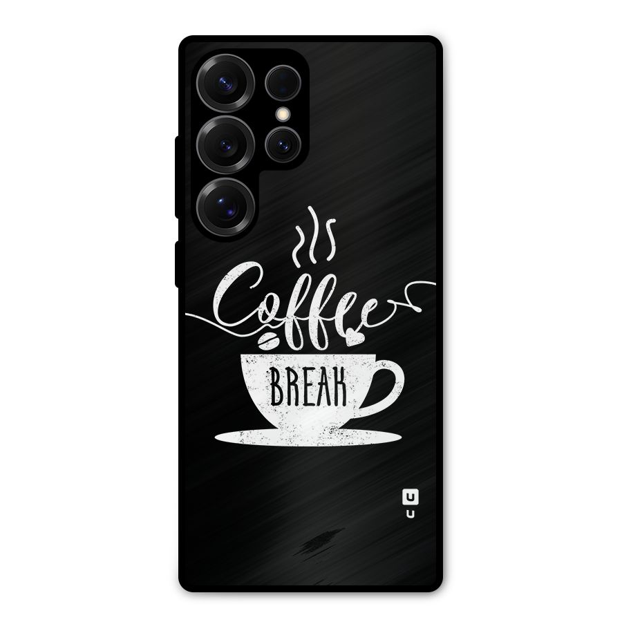 Coffee Break Metal Back Case for Galaxy S25 Ultra