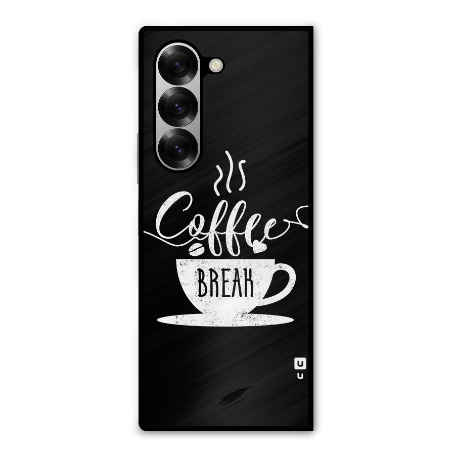 Coffee Break Metal Back Case for Galaxy Z Fold6
