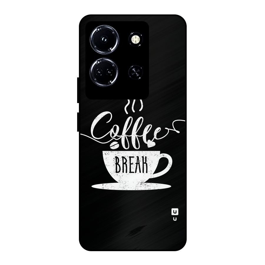 Coffee Break Metal Back Case for Infinix Note 30 5G