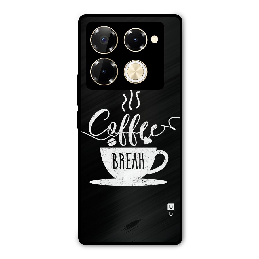 Coffee Break Metal Back Case for Infinix Note 40 Pro Plus