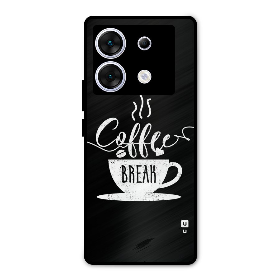 Coffee Break Metal Back Case for Infinix Zero 30 5G