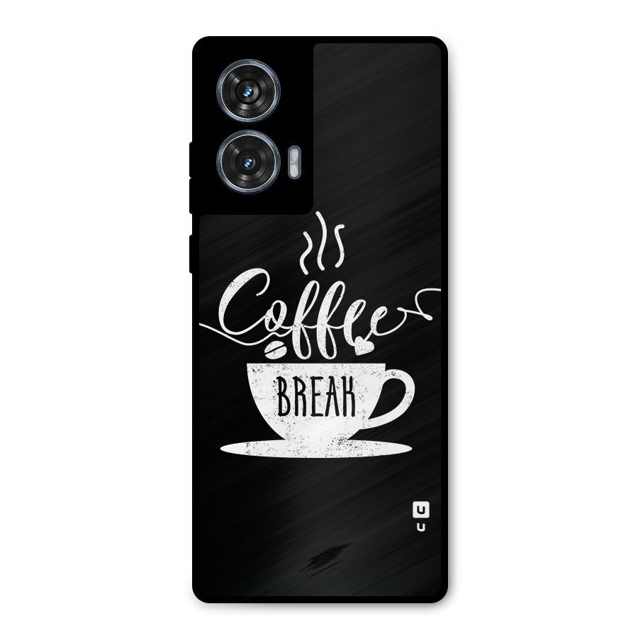 Coffee Break Metal Back Case for Motorola G96