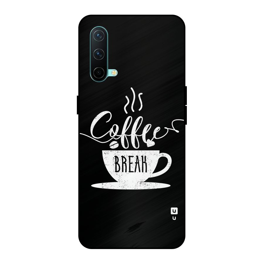Coffee Break Metal Back Case for OnePlus Nord CE 5G