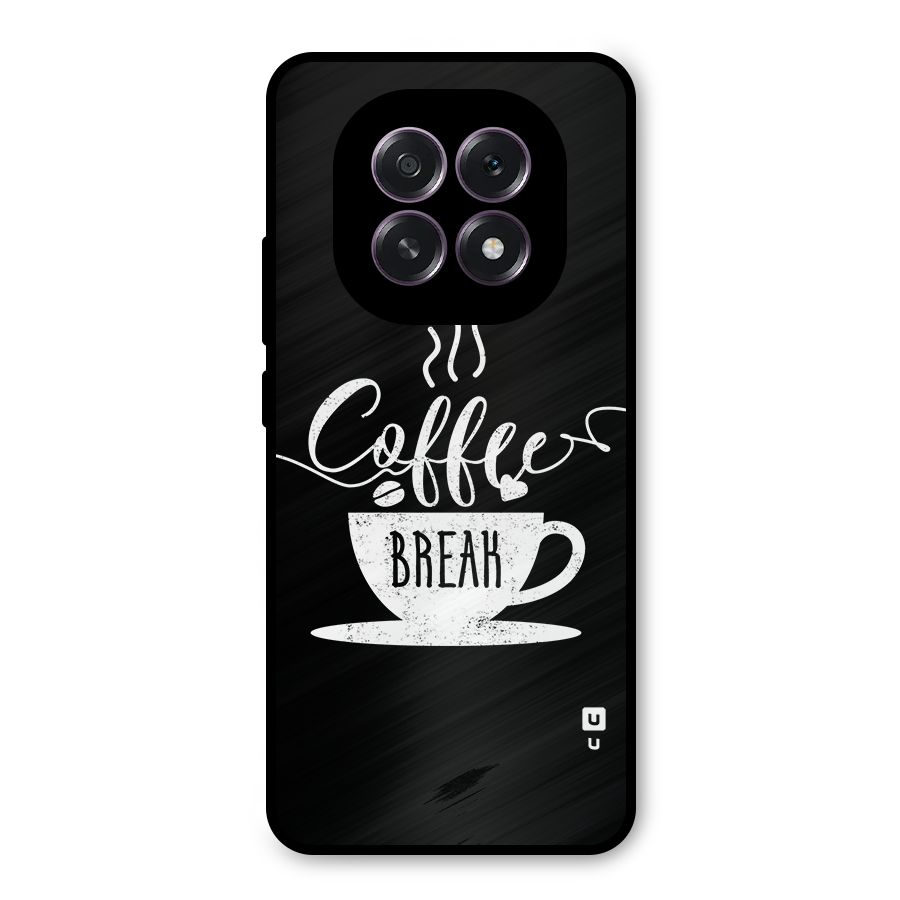 Coffee Break Metal Back Case for Oppo F29