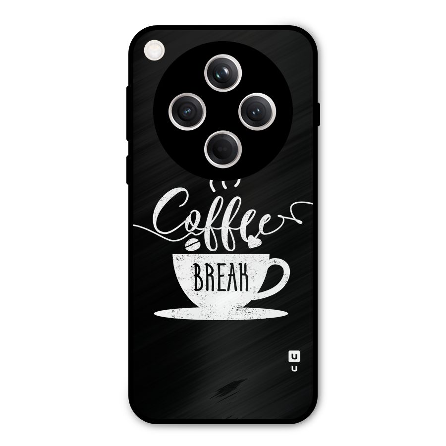 Coffee Break Metal Back Case for Oppo Find X8