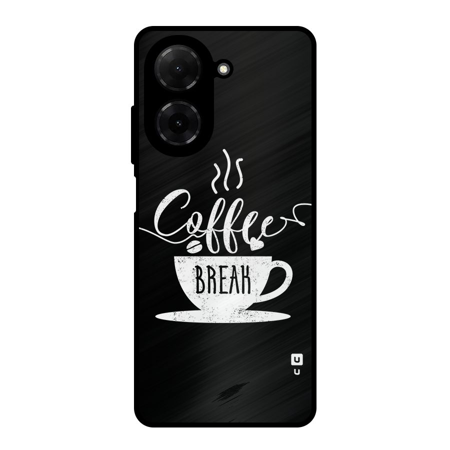 Coffee Break Metal Back Case for Poco C71