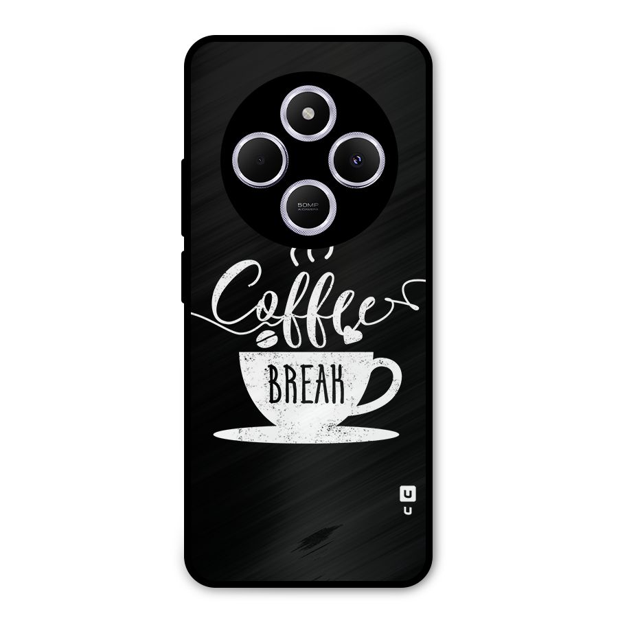 Coffee Break Metal Back Case for Poco M7
