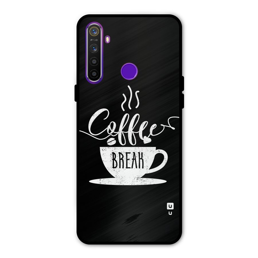 Coffee Break Metal Back Case for Realme 5