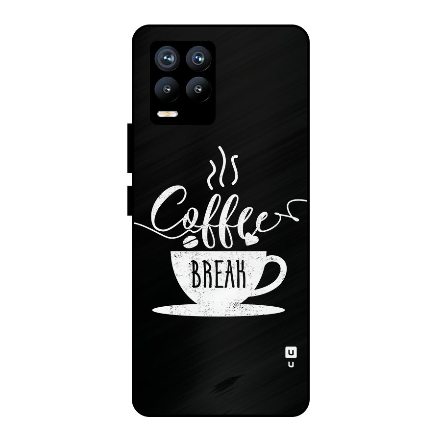 Coffee Break Metal Back Case for Realme 8 Pro