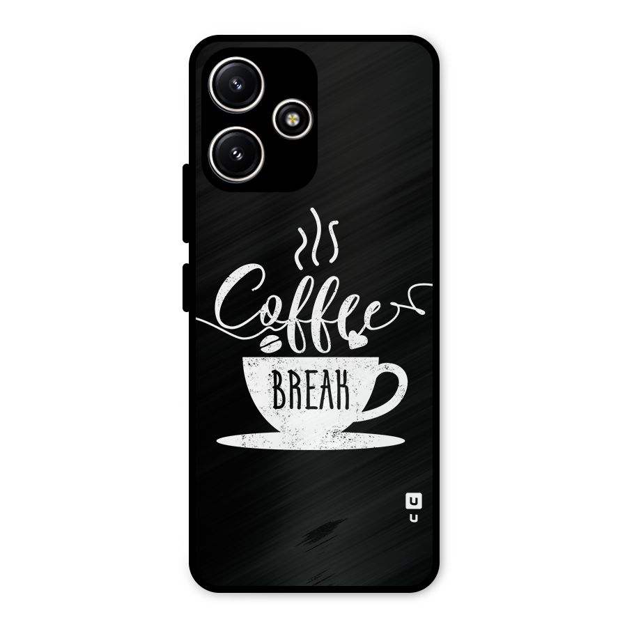 Coffee Break Metal Back Case for Redmi 12 5G