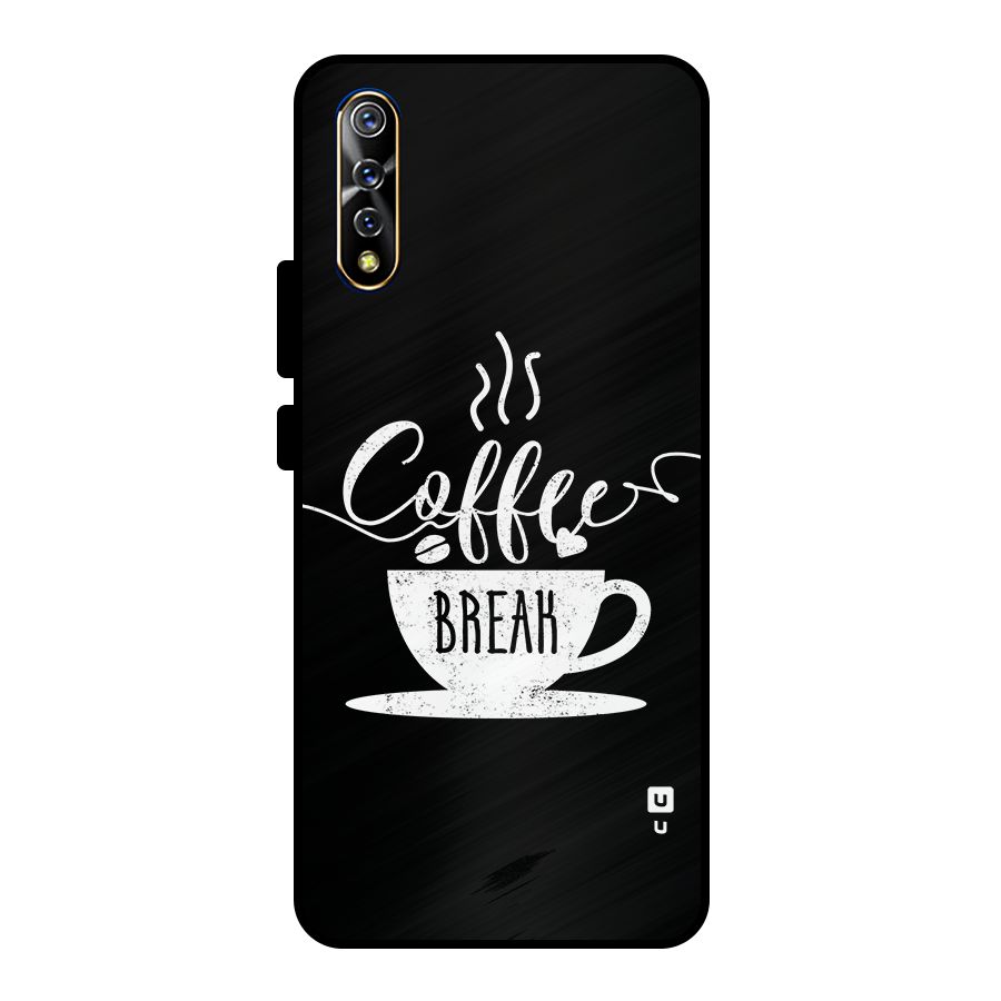 Coffee Break Metal Back Case for Vivo S1