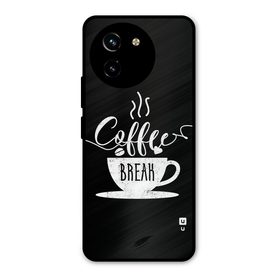 Coffee Break Metal Back Case for Vivo T3x