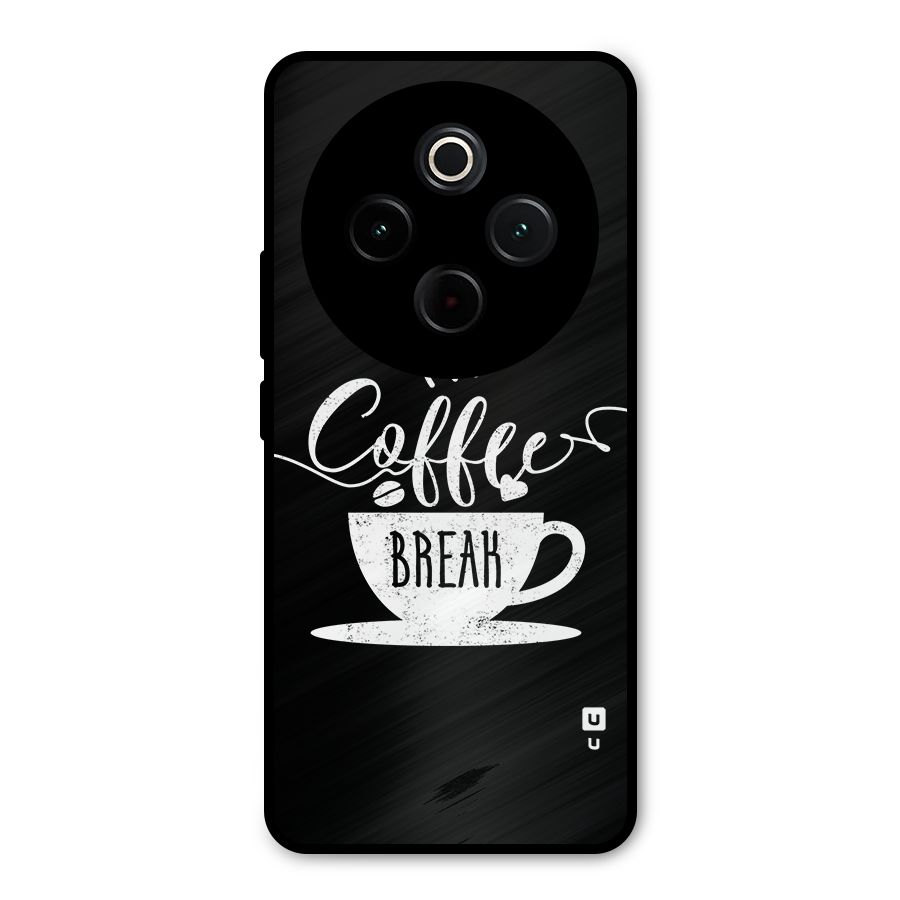Coffee Break Metal Back Case for Vivo T4