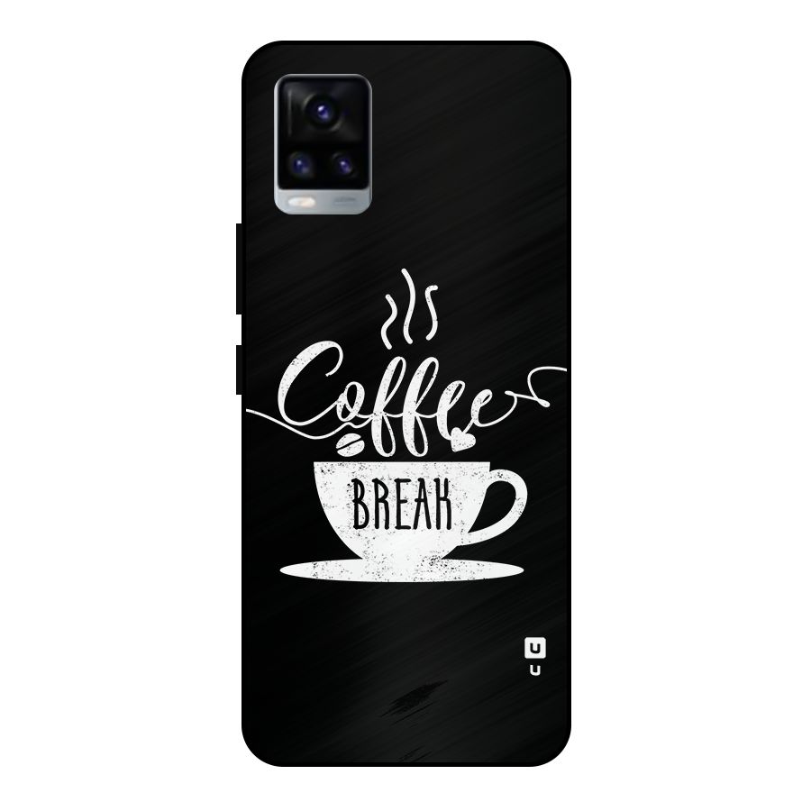 Coffee Break Metal Back Case for Vivo V20 2021