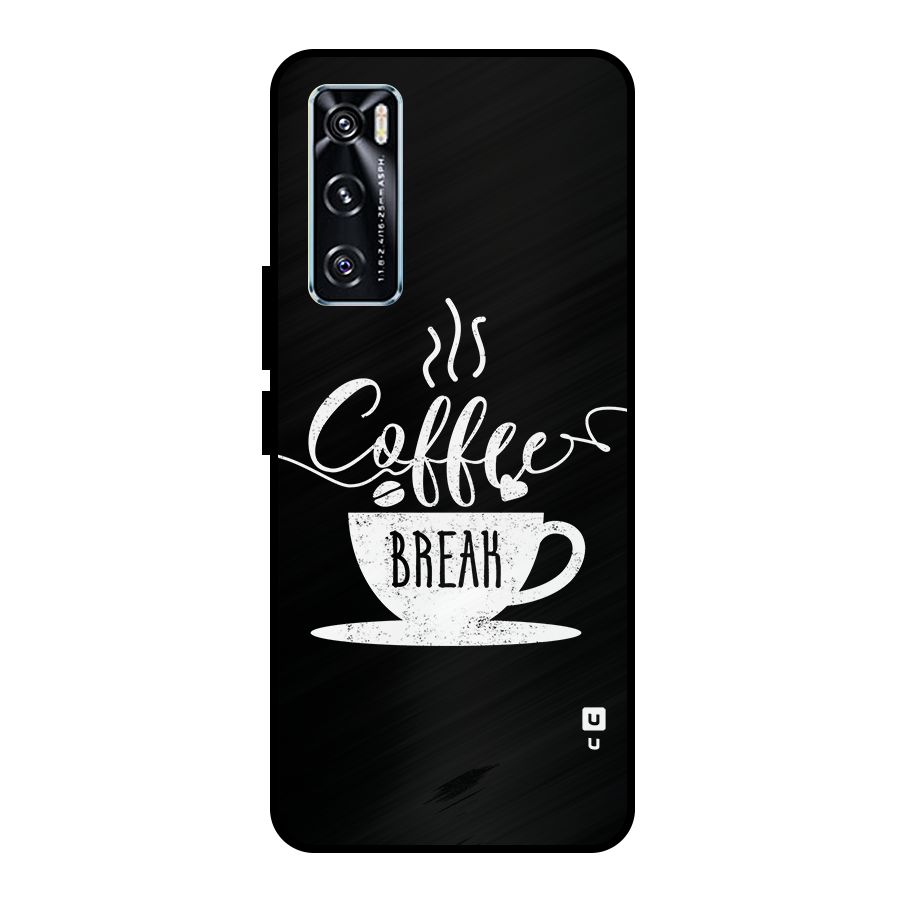 Coffee Break Metal Back Case for Vivo V20 SE
