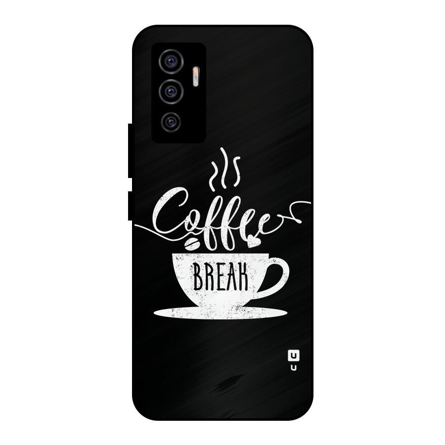 Coffee Break Metal Back Case for Vivo V23e