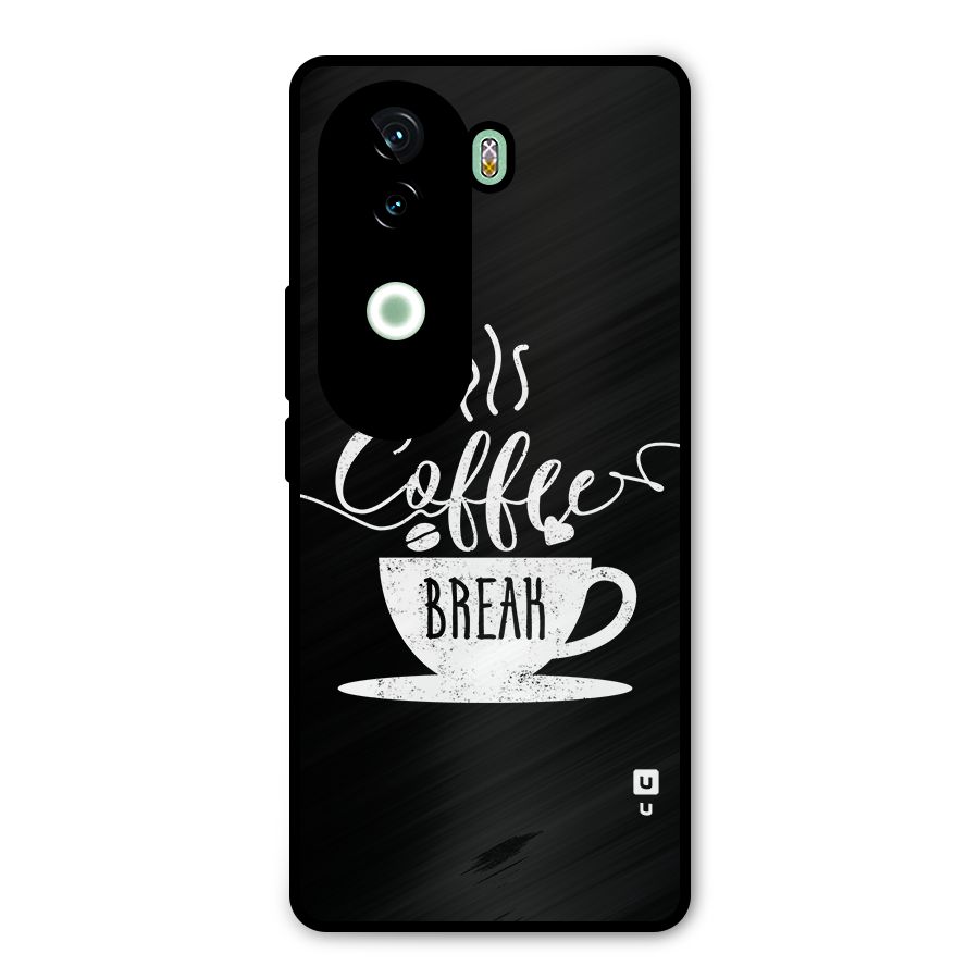 Coffee Break Metal Back Case for Vivo V40e