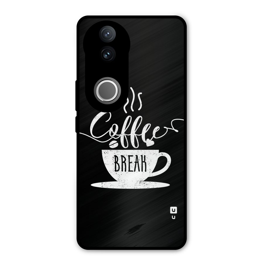 Coffee Break Metal Back Case for Vivo V50
