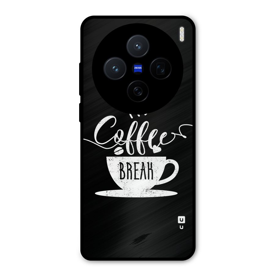 Coffee Break Metal Back Case for Vivo X200