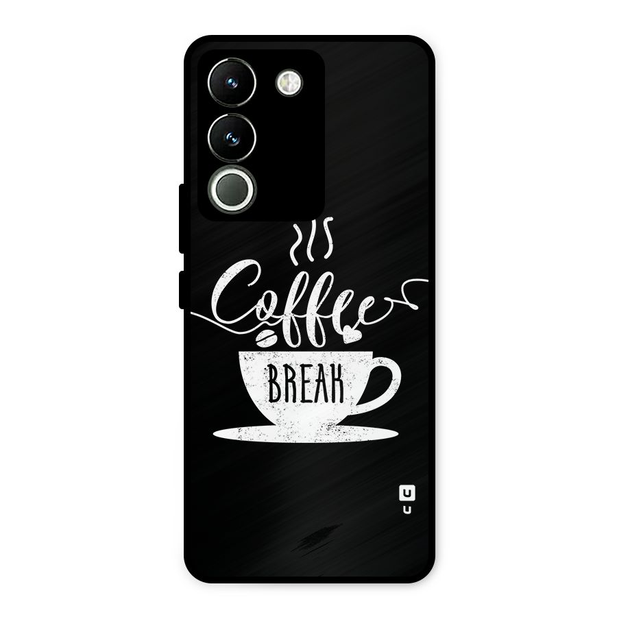 Coffee Break Metal Back Case for Vivo Y200
