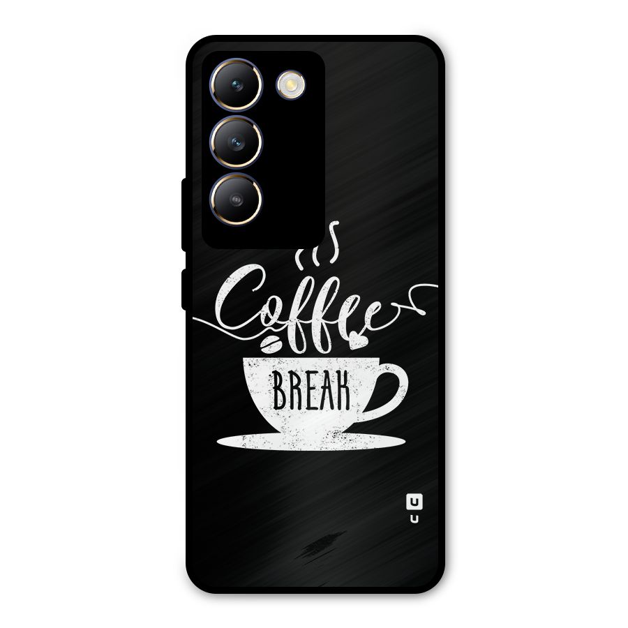Coffee Break Metal Back Case for Vivo Y200e