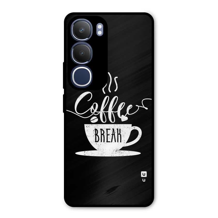 Coffee Break Metal Back Case for Vivo Y29