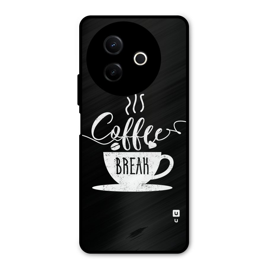 Coffee Break Metal Back Case for Vivo Y39