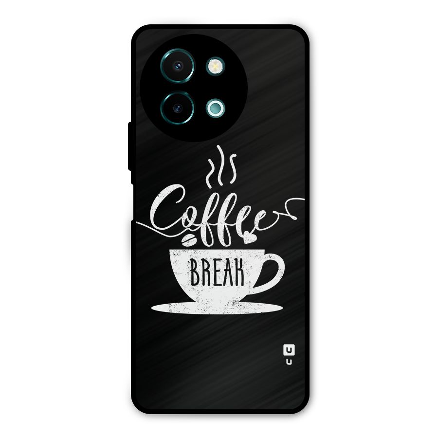 Coffee Break Metal Back Case for Vivo Y58
