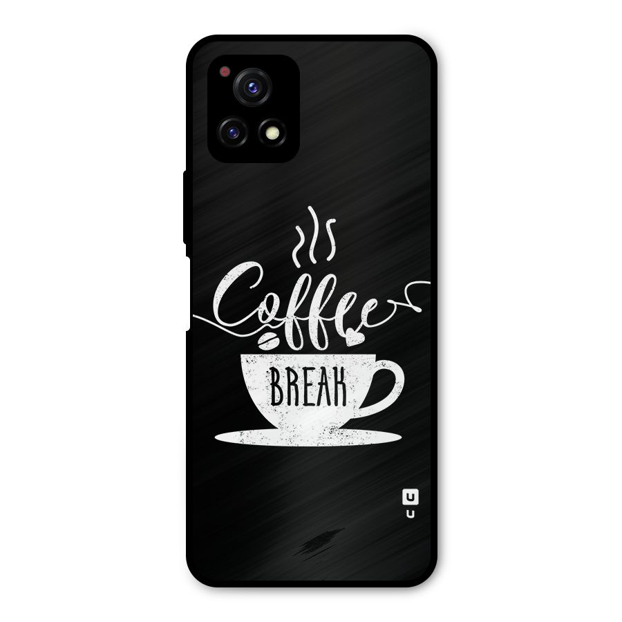 Coffee Break Metal Back Case for Vivo Y72 5G