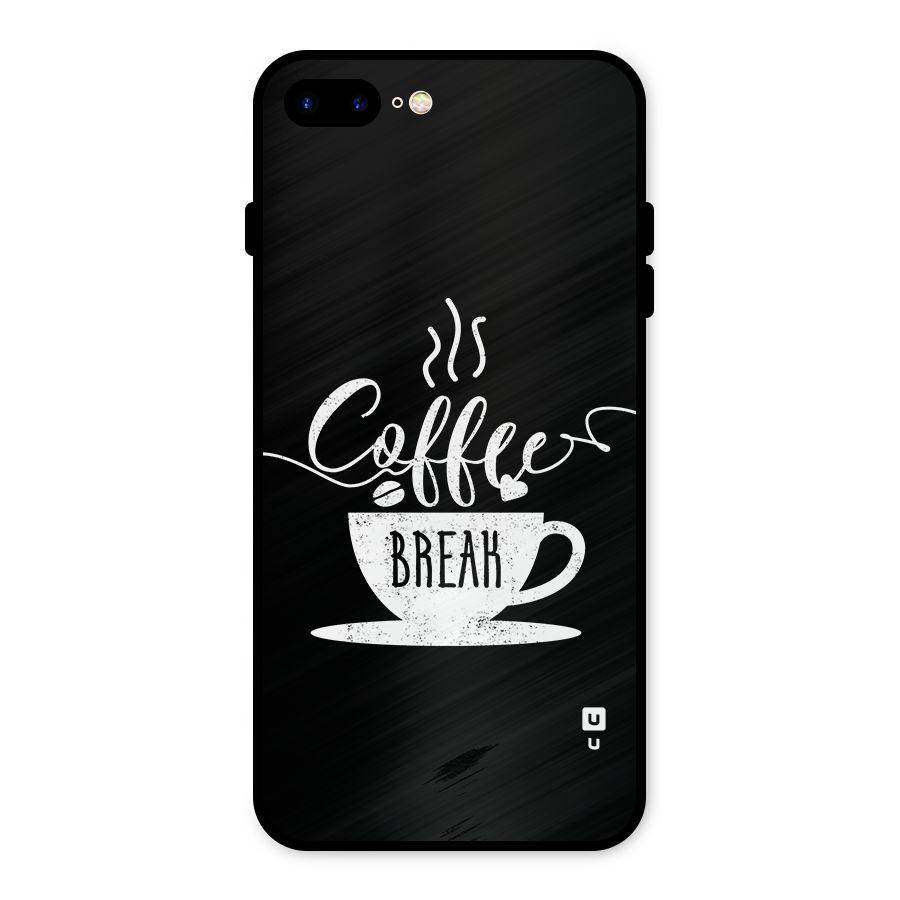 Coffee Break Metal Back Case for iPhone 7 Plus