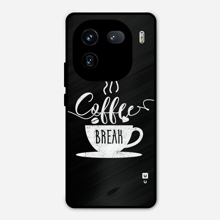 Coffee Break Metal Back Case for iQOO 12