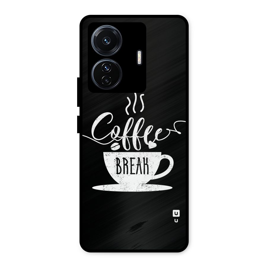 Coffee Break Metal Back Case for iQOO Z6