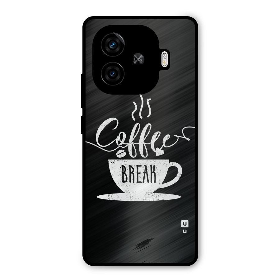 Coffee Break Metal Back Case for iQOO Z9 Turbo