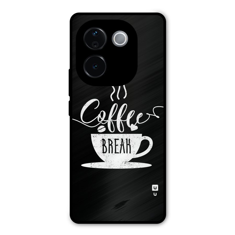 Coffee Break Metal Back Case for iQOO Z9s Pro