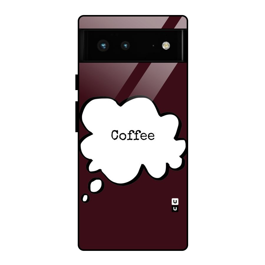 Coffee Bubble Glass Back Case for Google Pixel 6