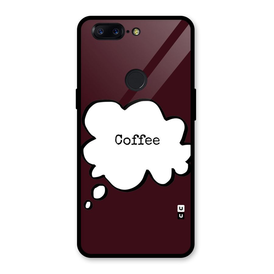 Coffee Bubble Glass Back Case for OnePlus 5T