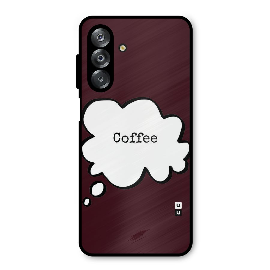 Coffee Bubble Metal Back Case for Galaxy A26