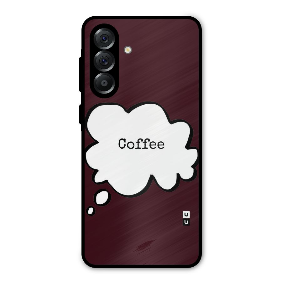 Coffee Bubble Metal Back Case for Galaxy A36