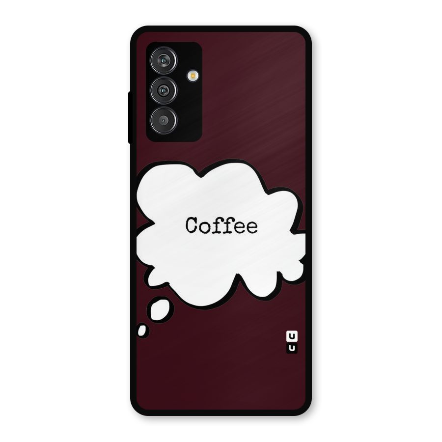 Coffee Bubble Metal Back Case for Galaxy F13