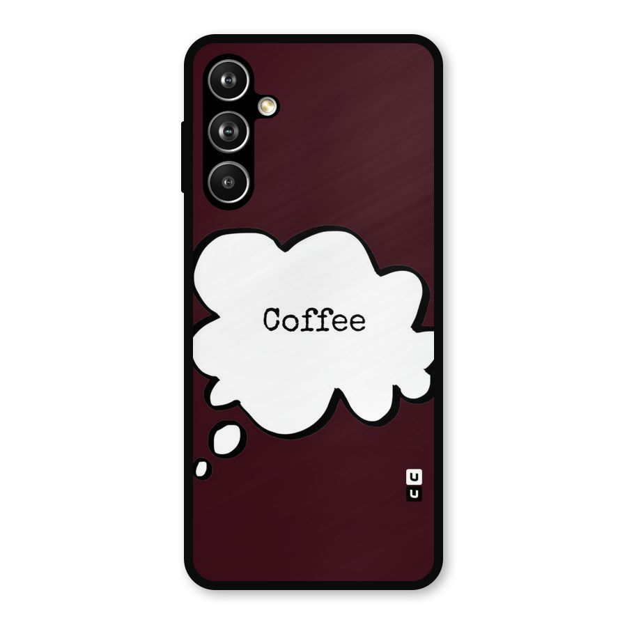 Coffee Bubble Metal Back Case for Galaxy F54