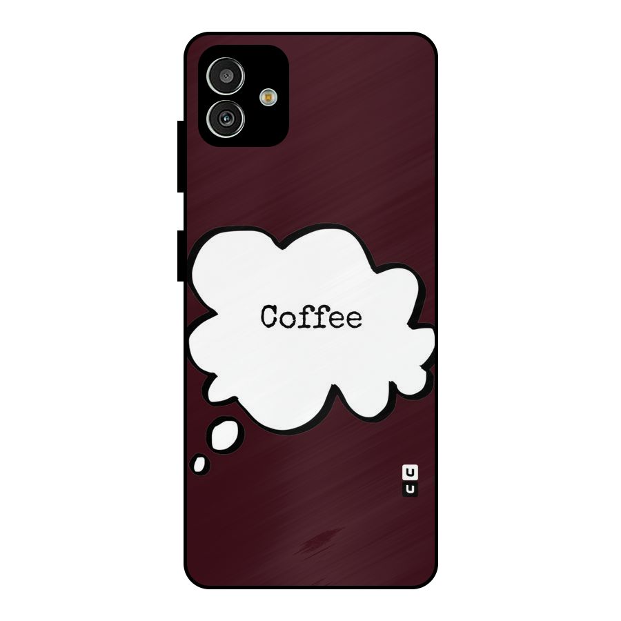Coffee Bubble Metal Back Case for Galaxy M13 5G